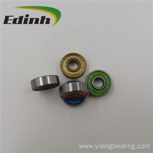 yellow green blue red white black different color seal 608RS bearing for skateboard